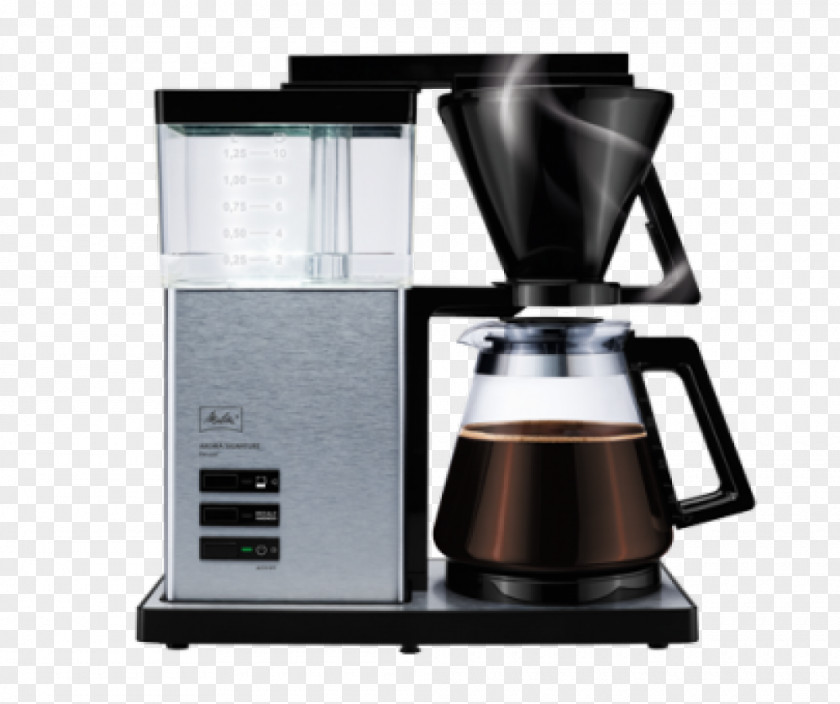 Aroma Coffeemaker Brewed Coffee Melitta Filters PNG