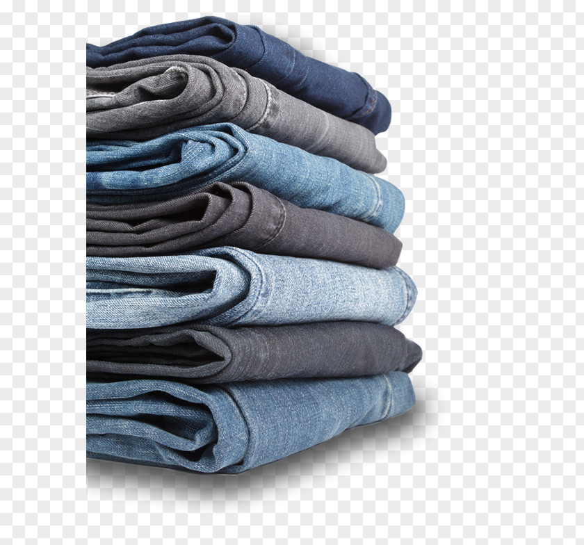 Folded Jeans Laundry Clothing Textile Washing Machines PNG