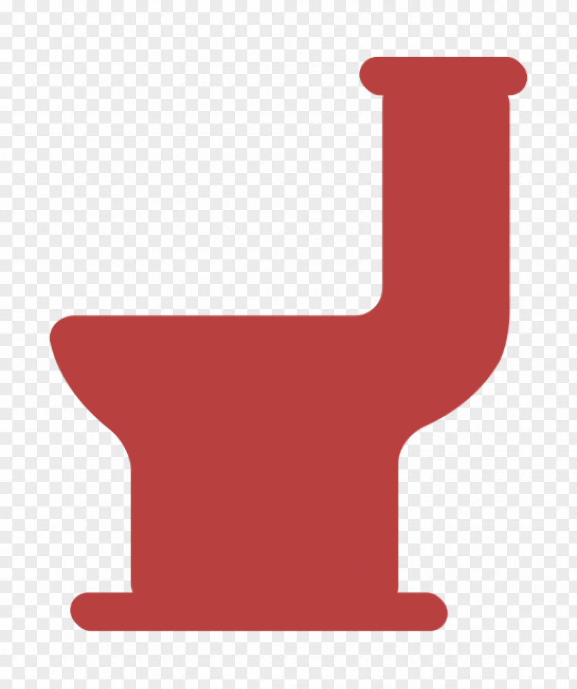 Bathroom Icon Toilet Black Silhouette Lodgicons PNG