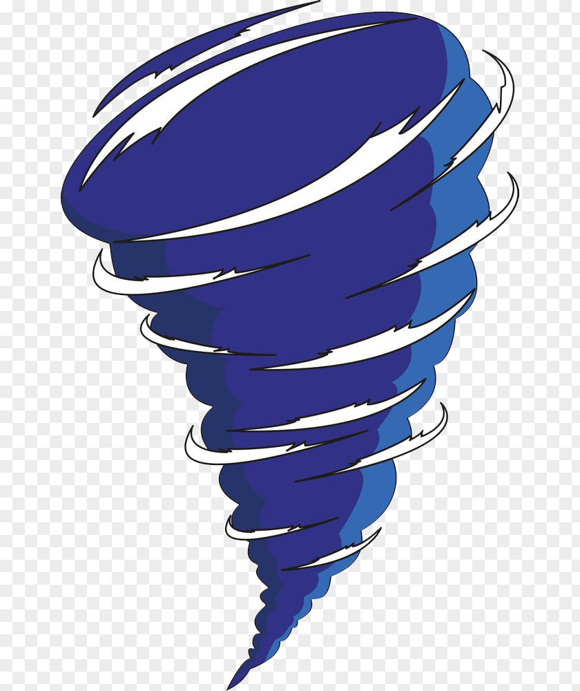 Blue Hand-painted Tornado Cartoon Stock Photography Clip Art PNG