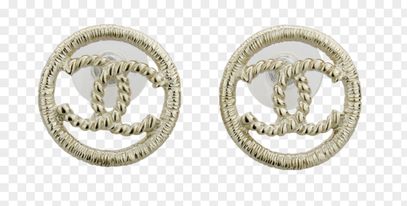 Chanel A96082 Earring Necklace Luxury Goods Silver PNG
