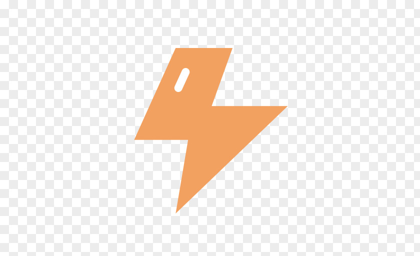 Lightning Triangle Text Brand PNG