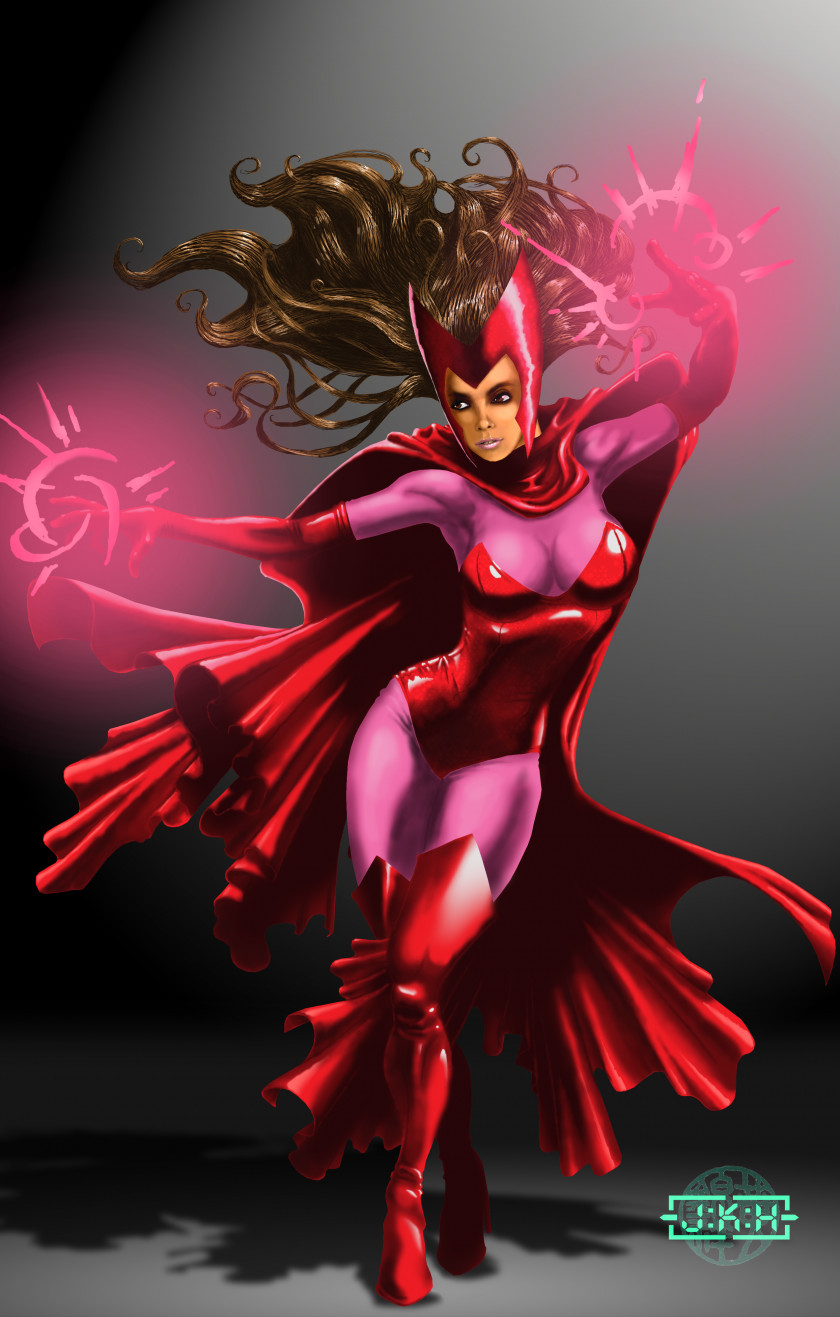 Scarlet Witch Wanda Maximoff Magneto Quicksilver Fan Art PNG