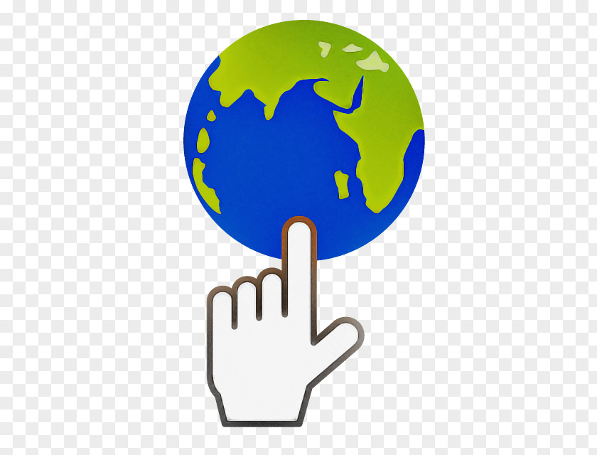 World Globe Earth Tree Gesture PNG