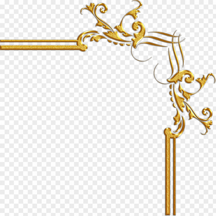 Gold Corner Raster Graphics Clip Art PNG