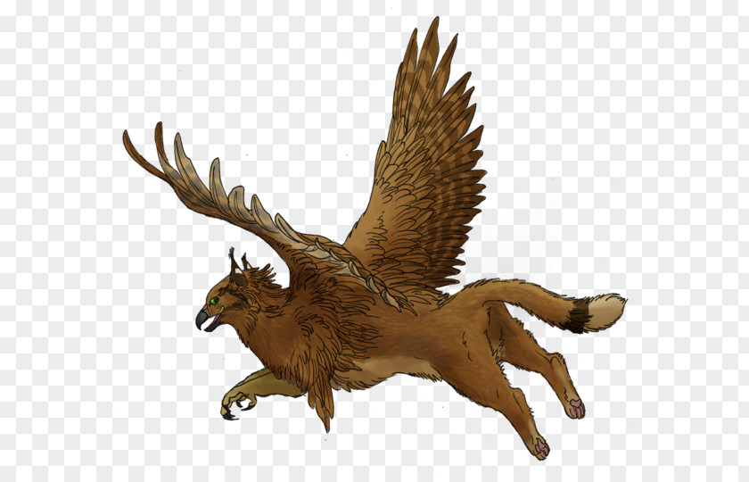 Griffin Legendary Creature Bestiary Drawing PNG