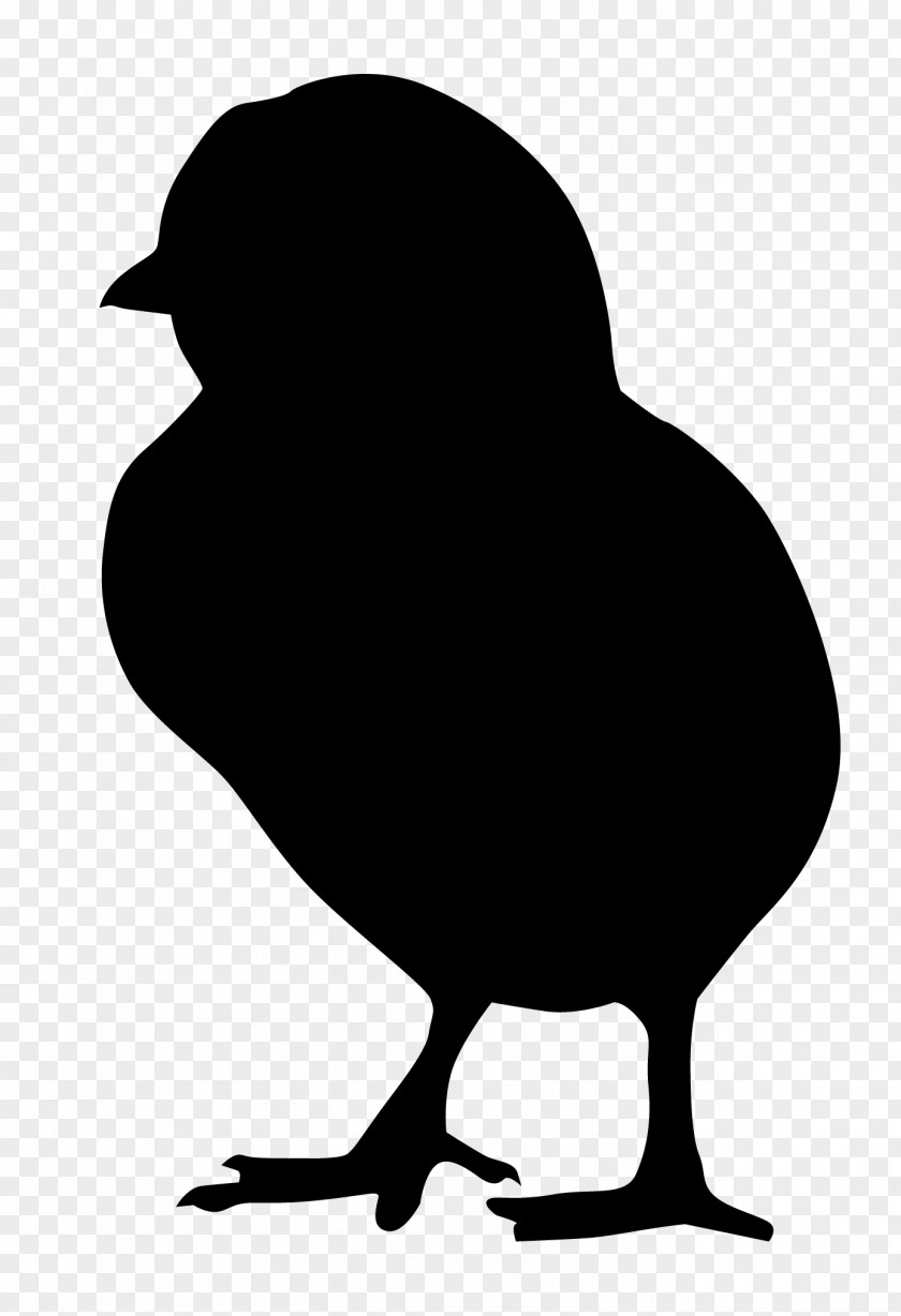 Yellow Silhouette Chicken PNG