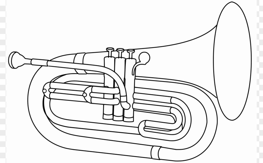Baritone Cliparts Horn Marching Euphonium Clip Art PNG
