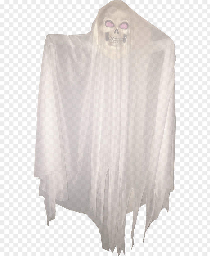 Beige Sleeve Halloween Haunted House PNG