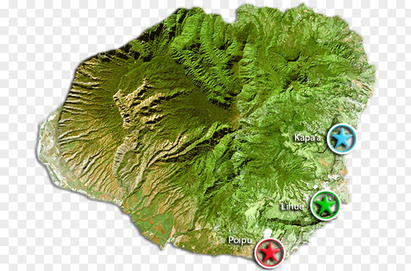 Map Kauai Oahu Maui Niihau Molokai PNG