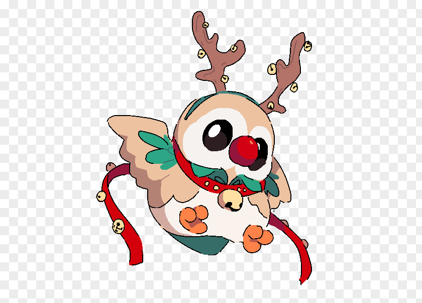 Reindeer Christmas Ornament Character Clip Art PNG