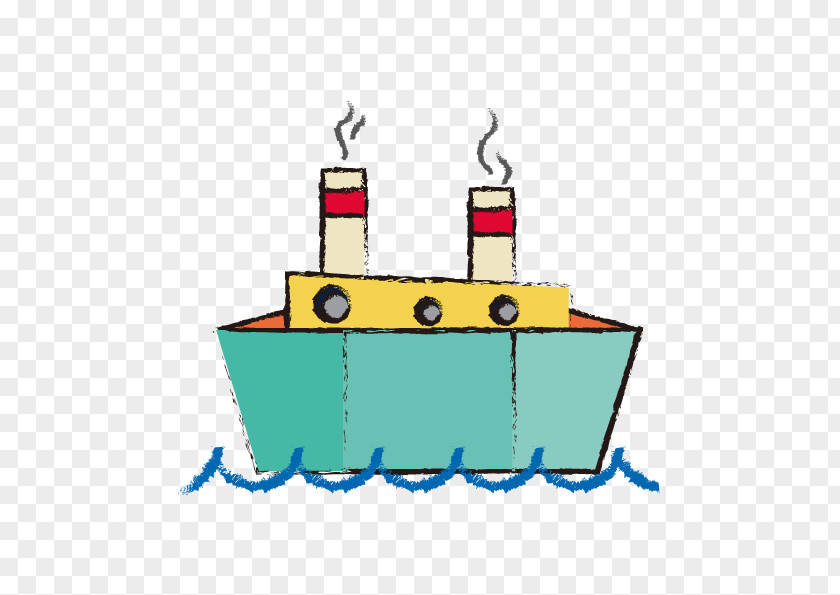 Vector Hand-painted Ship Clip Art PNG