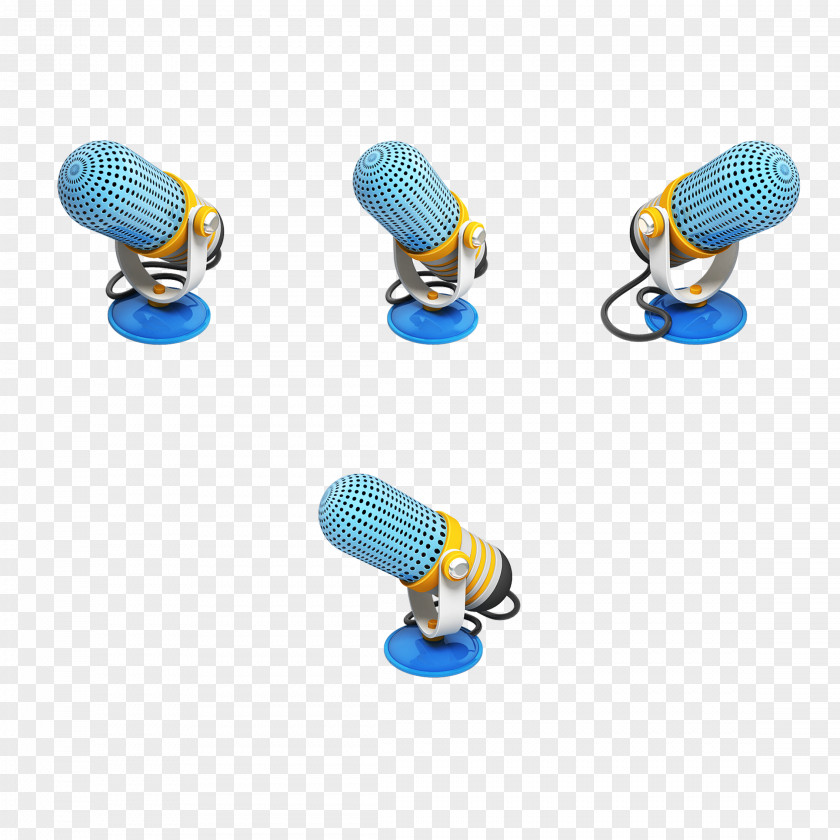 3d Microphone 3D Computer Graphics Icon PNG