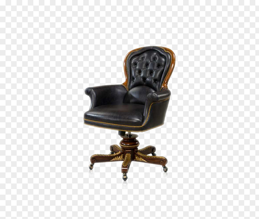 European-style Wooden Chair Couch Computer File PNG