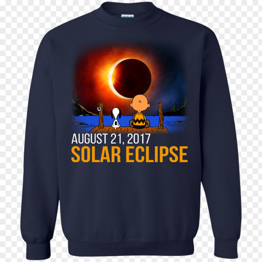 Solar Eclipse T-shirt Hoodie Sweater Sleeve PNG