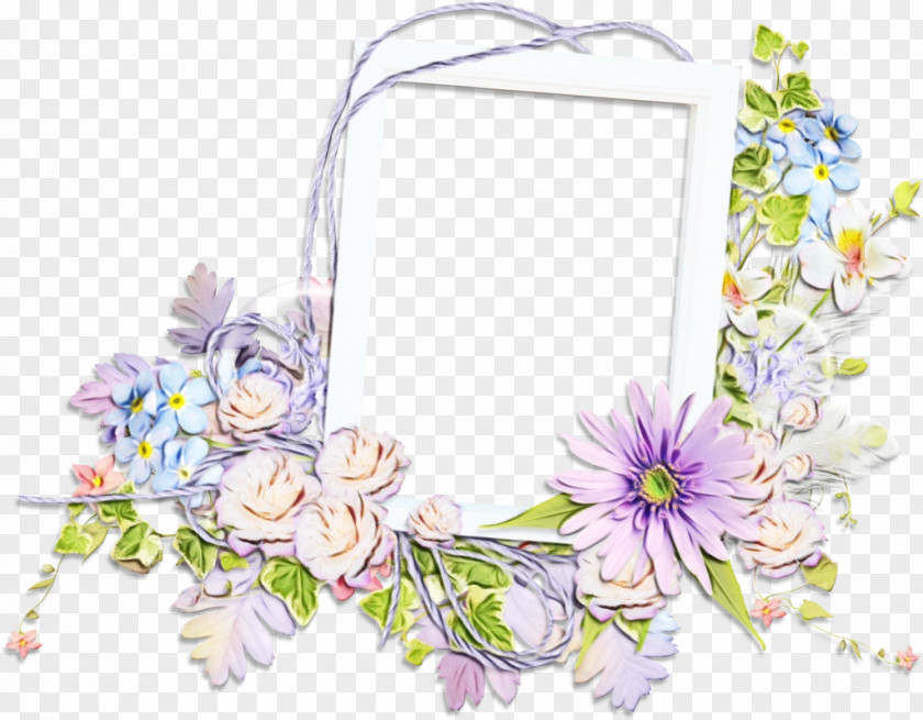 Wildflower Interior Design Picture Frame PNG