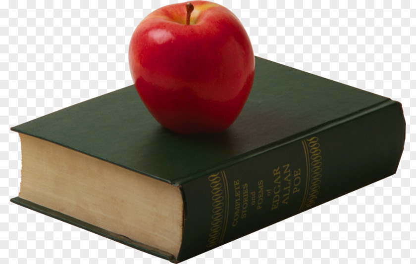 Apple And Books Book Clip Art PNG