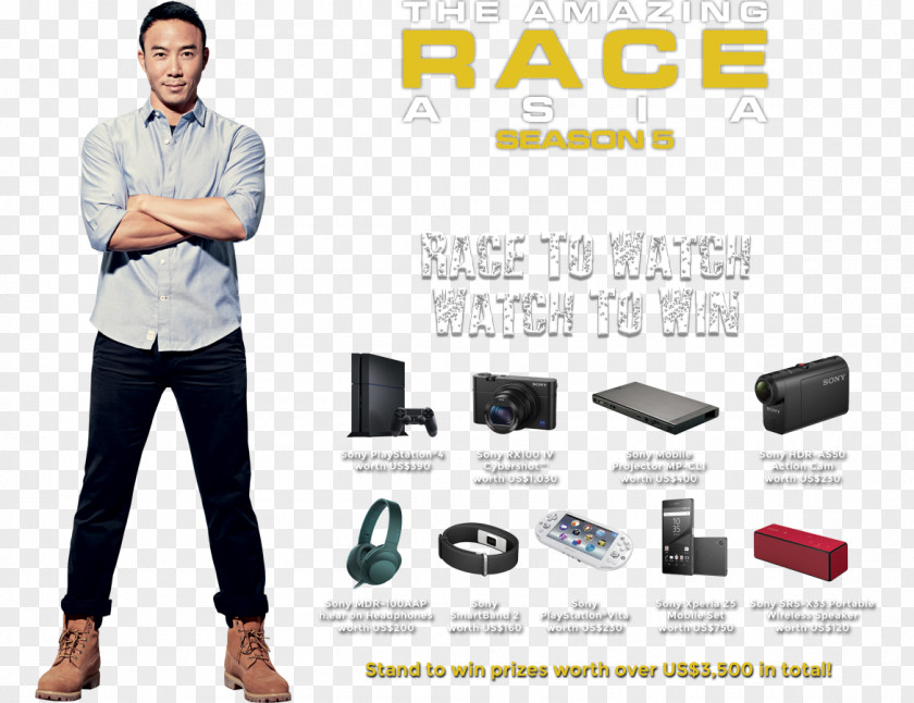 AXN The Amazing Race Asia 5 Advertising Sony Channel Prize PNG