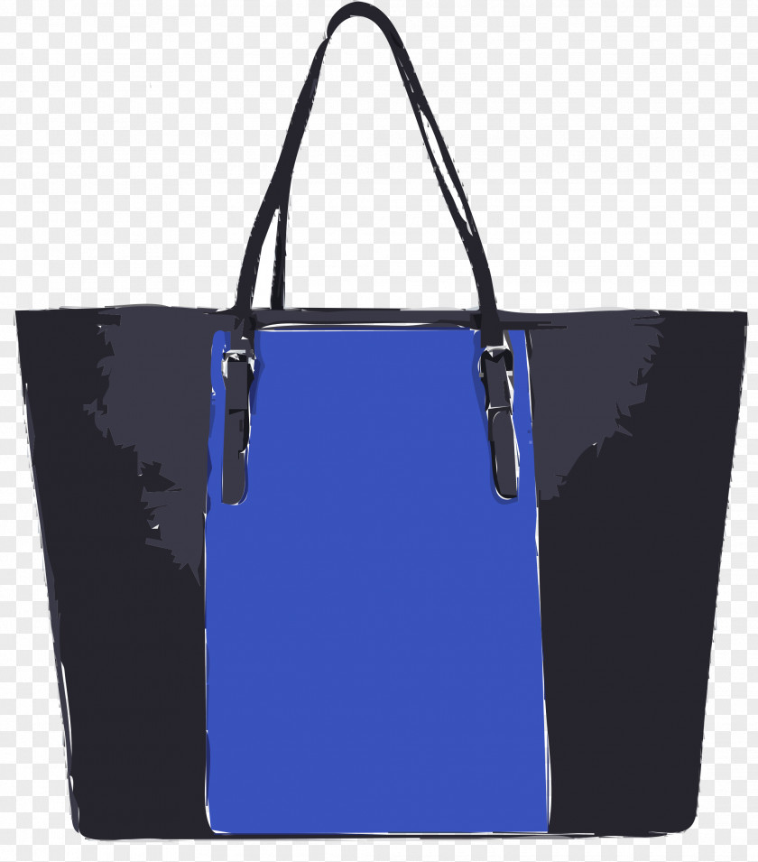 Blue And Black Tote Bag Handbag Clip Art Leather PNG