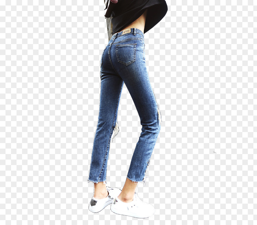 Broken Neck Jeans PNG