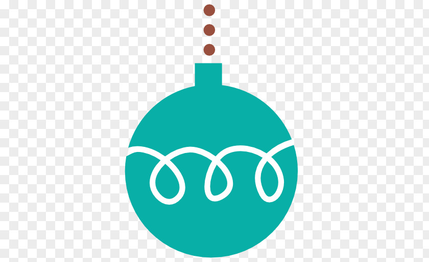 Christmas Ball Symbol Aqua Ornament Clip Art PNG