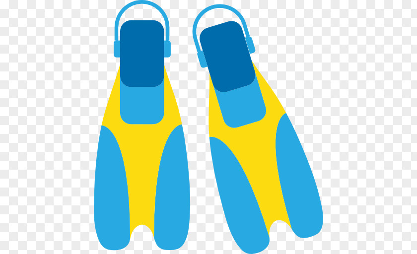 Color Flippers Shoe Clip Art PNG