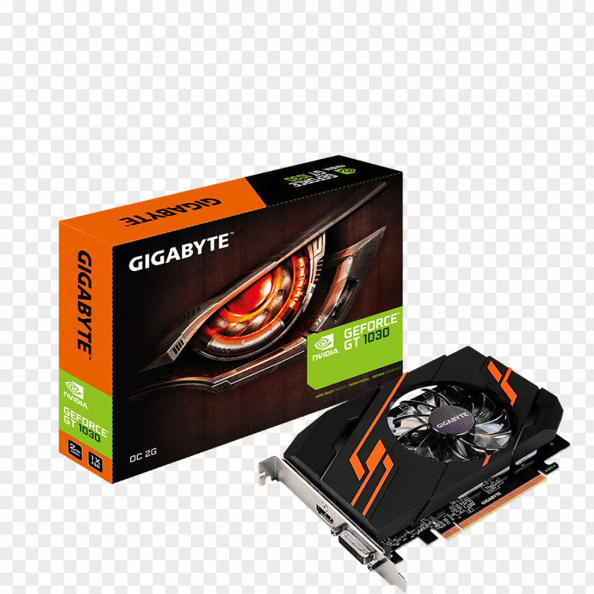 Graphics Cards & Video Adapters NVIDIA GeForce GT 1030 Gigabyte Technology GDDR5 SDRAM PNG