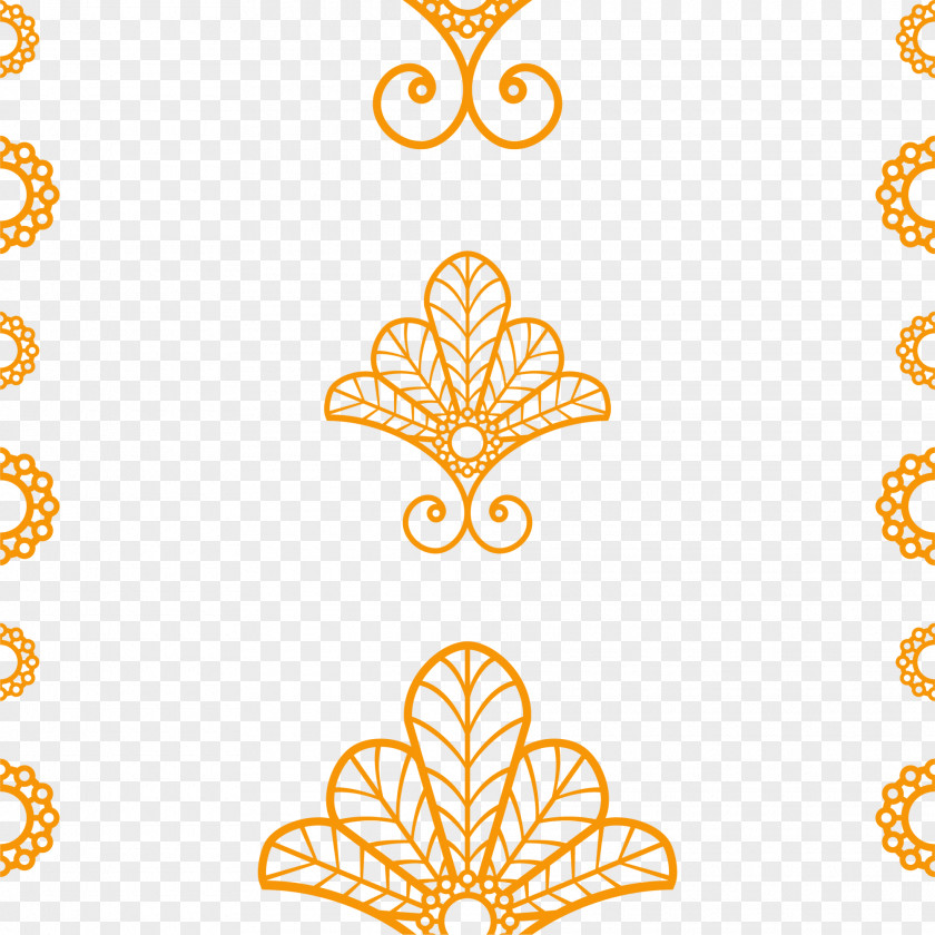 Orange Flower Background PNG