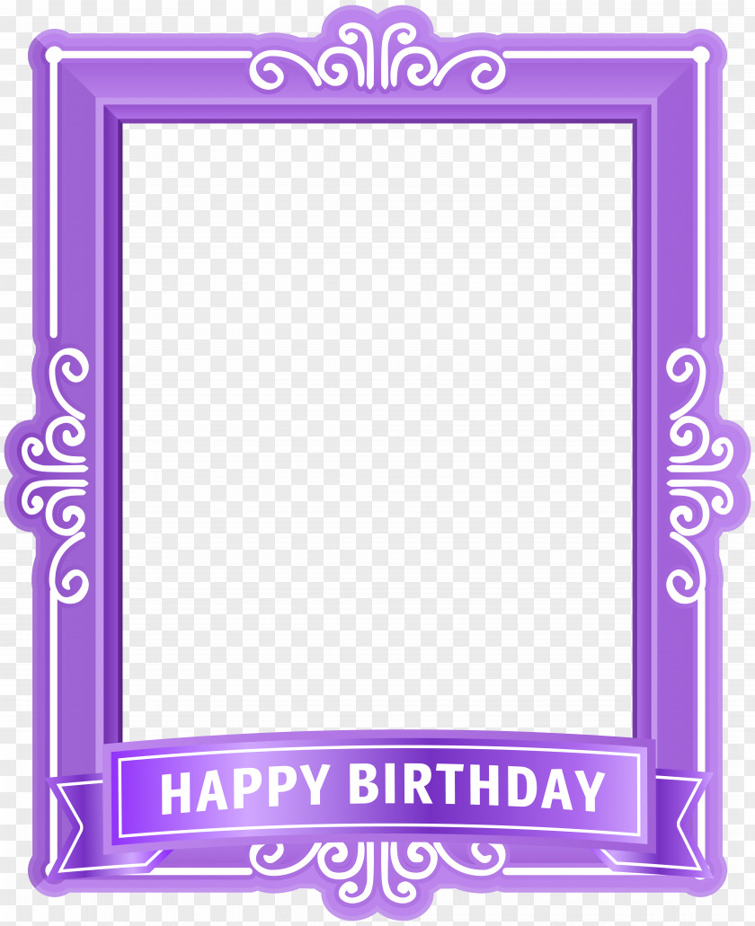 Picture Frame Rectangle Happy Birthday Photo PNG