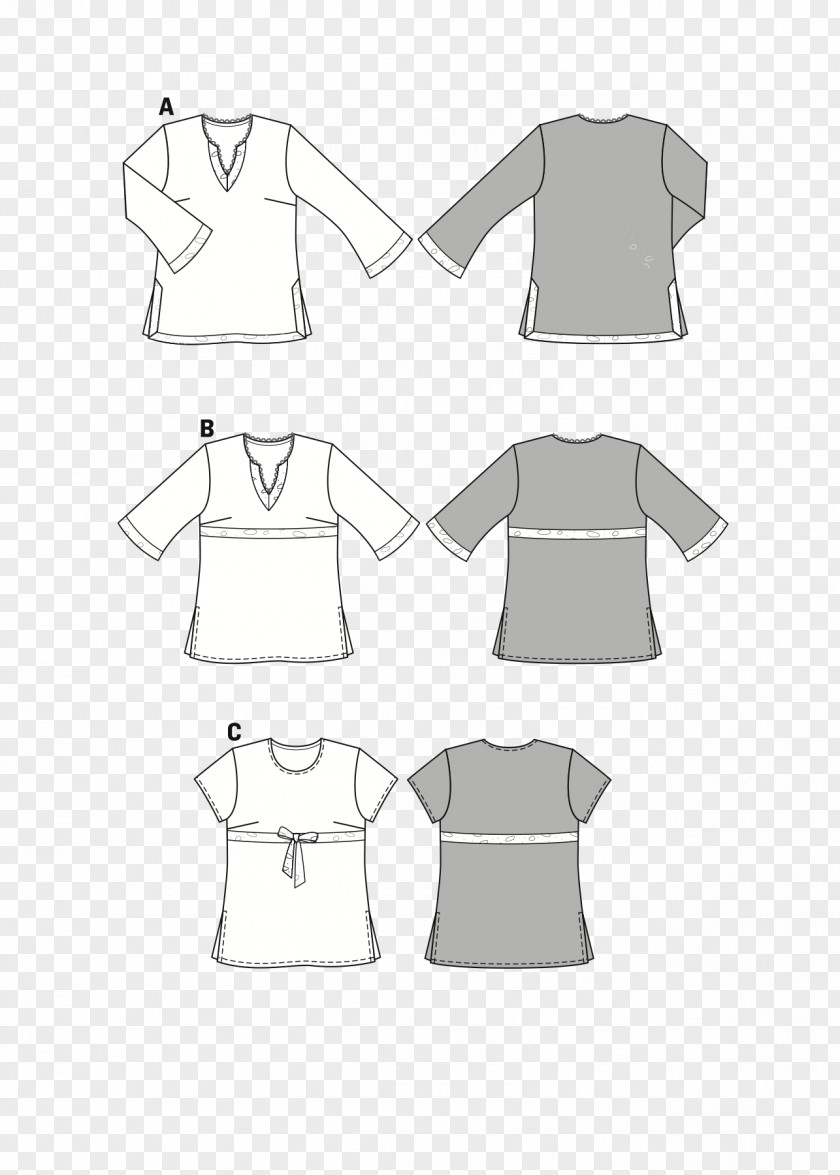 T-shirt Pattern Burda Style Sewing PNG