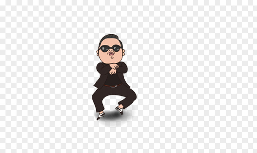 The Man Gangnam District Style K-pop Animation PNG