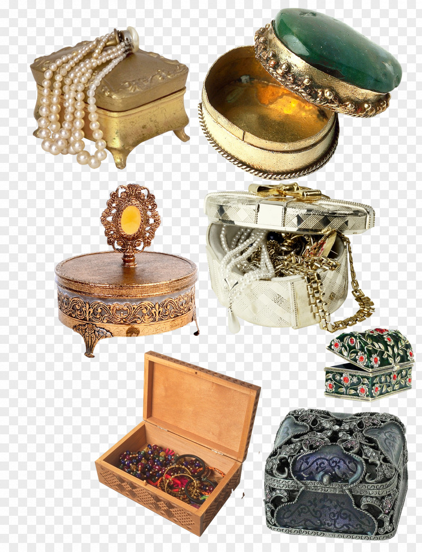 Ancient Old Metal Jewelry Box U9996u98fe Jewellery Designer Necklace PNG