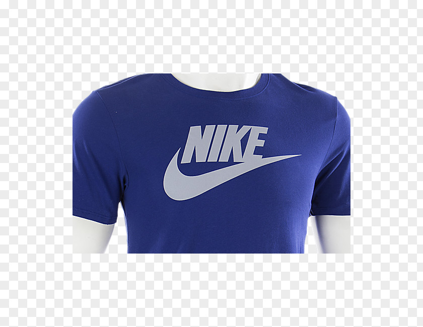 Blue T-shirt Nike Air Max Skateboarding Shoe PNG