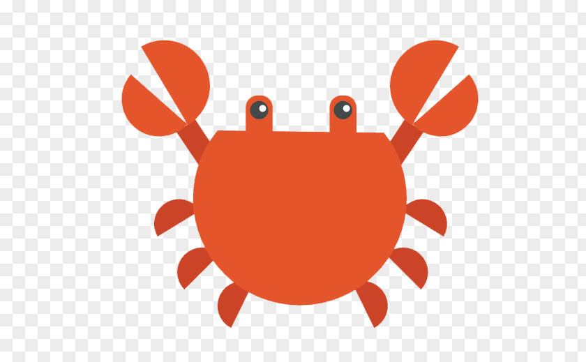Cute Little Red Crab Giant Panda Cuteness Animal Illustration PNG