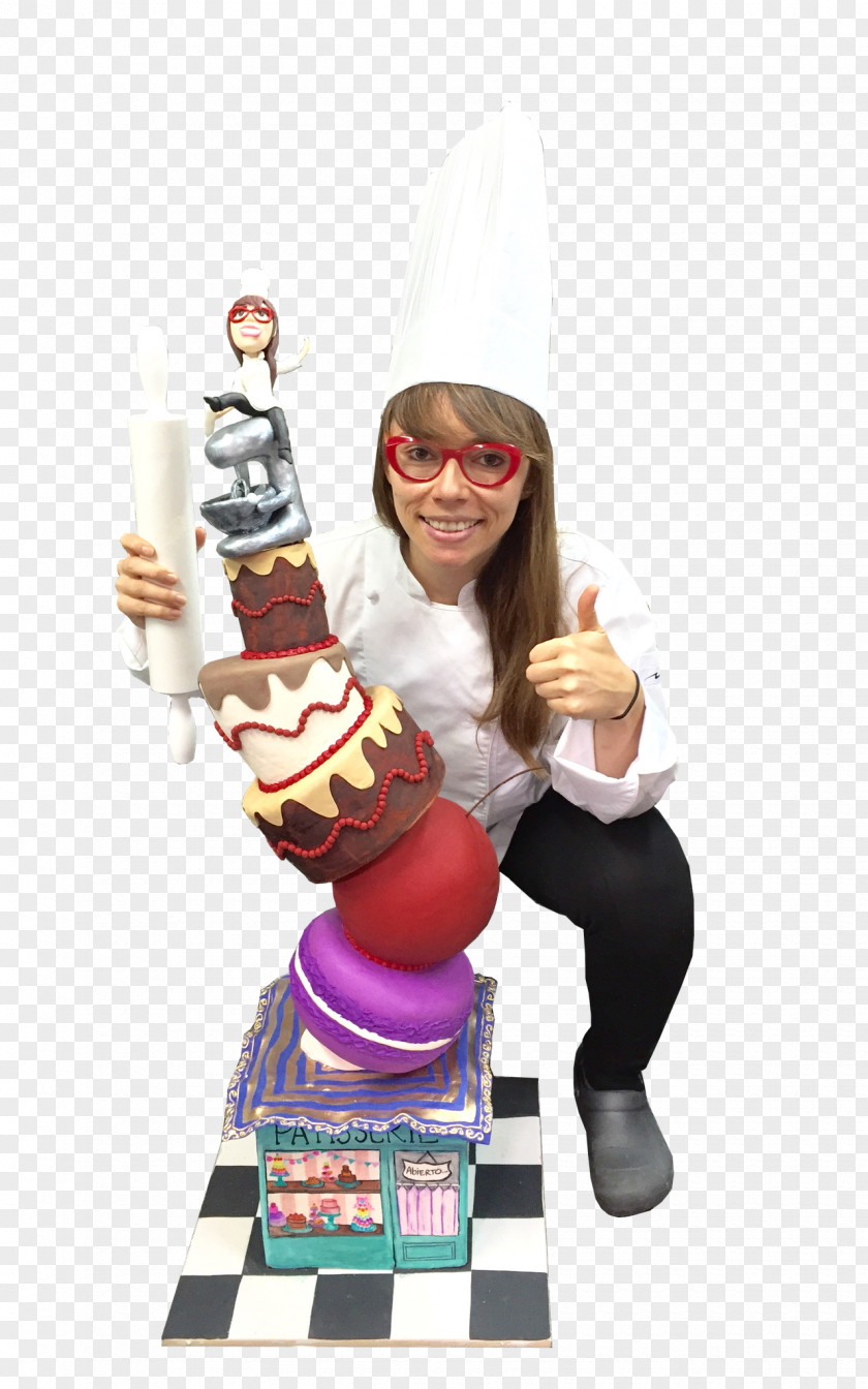 Mesa De Postres Pastry Chef Figurine PNG