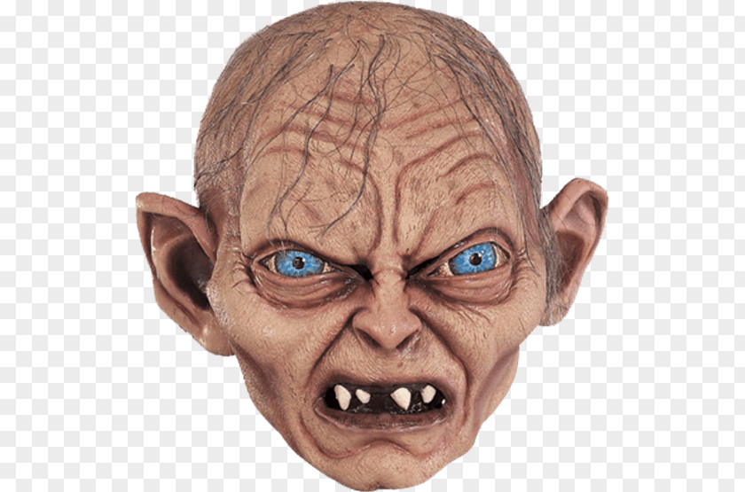 Scary Pumpkin Gollum The Lord Of Rings: Fellowship Ring Hobbit Mask PNG