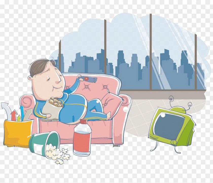 Dog On Couch Television Photographic Film Illustration Image Photography PNG