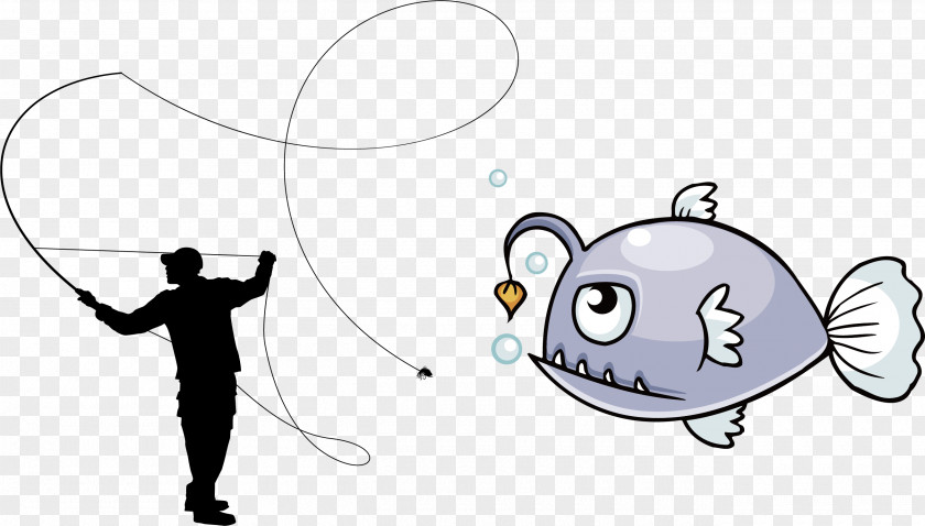 Fishing Sketch Rod Illustration PNG