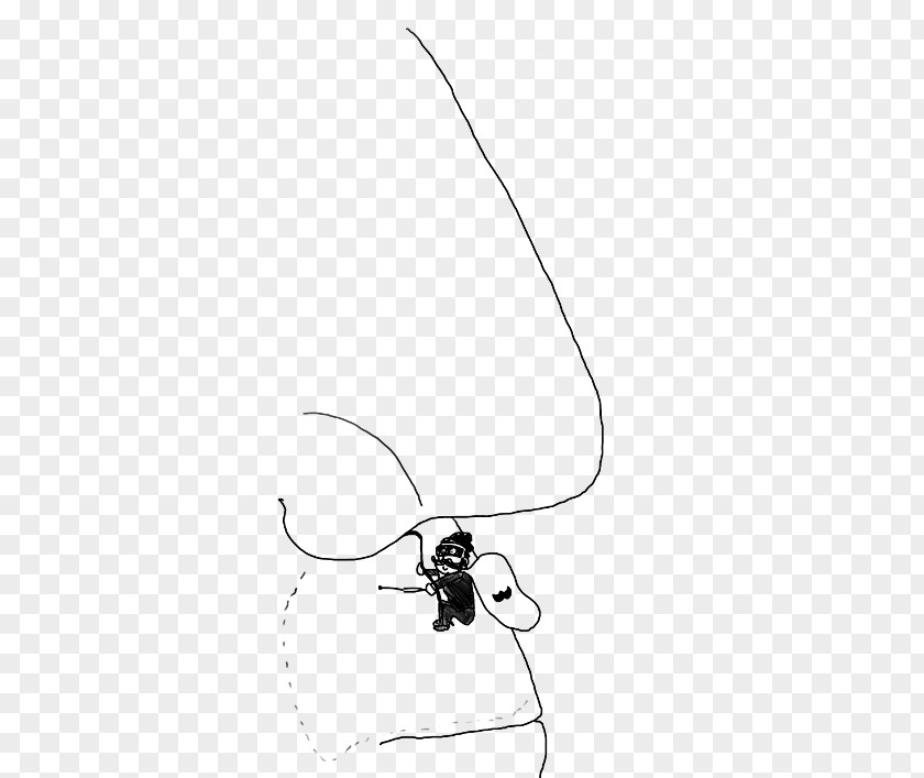 Handlebar Moustache Drawing /m/02csf Line Art Bat Clip PNG