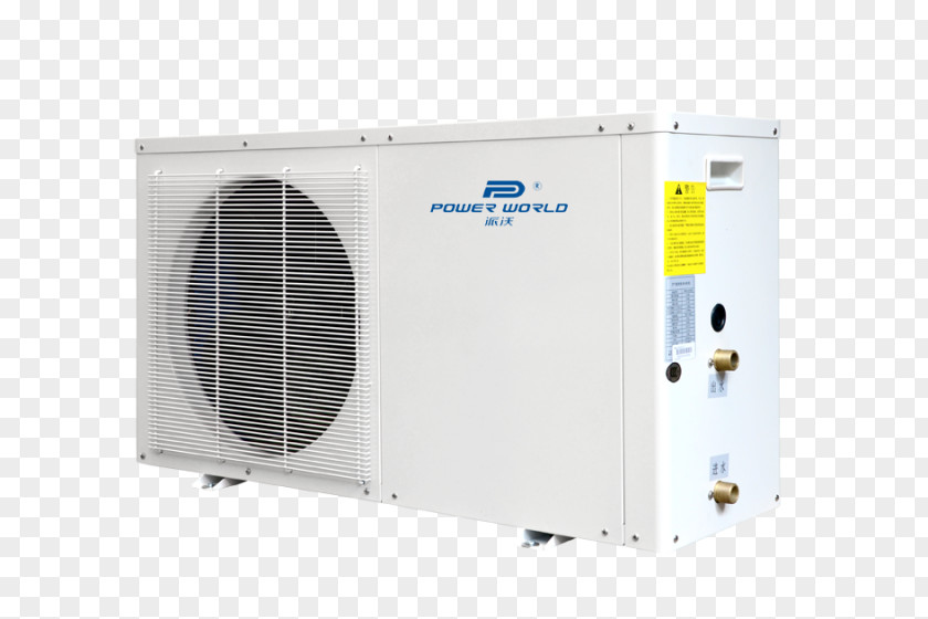 Heat Pump Machine Air Source Pumps Water Heating PNG