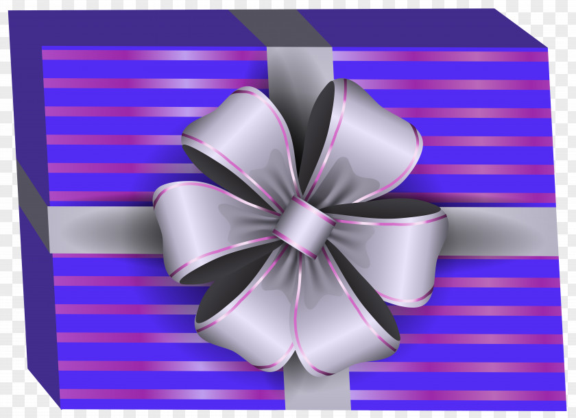 Purple Gift Box Clip Art Image Icon PNG