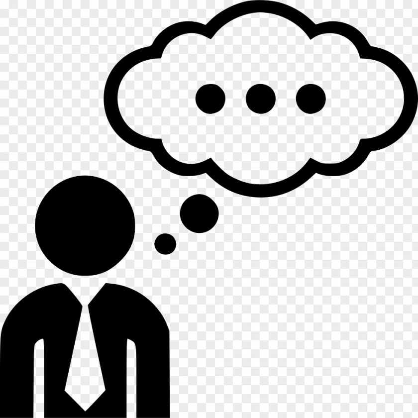 Thinking Man Thought Clip Art PNG