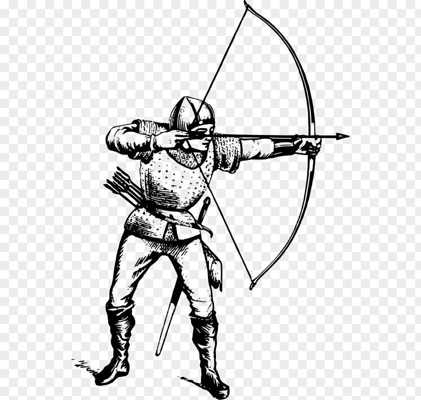 Arrow Bow And Archery Quiver Clip Art PNG