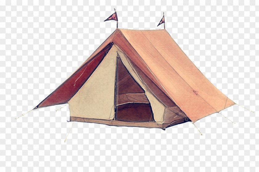 Beige Playhouse Tent Roof PNG