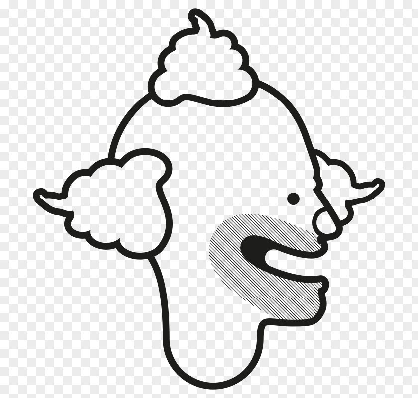 Clown Clip Art Black And White Drawing Cartoon PNG