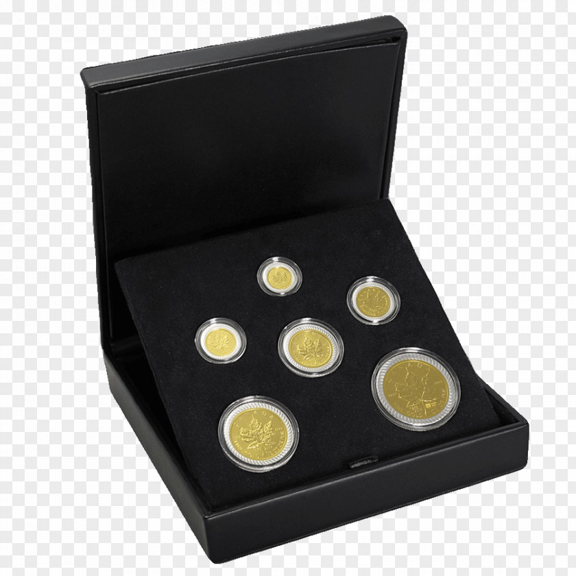 Coin Gold Canadian Maple Leaf Silver PNG