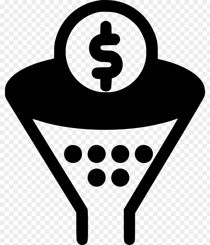 Conversion Funnel Marketing Clip Art PNG