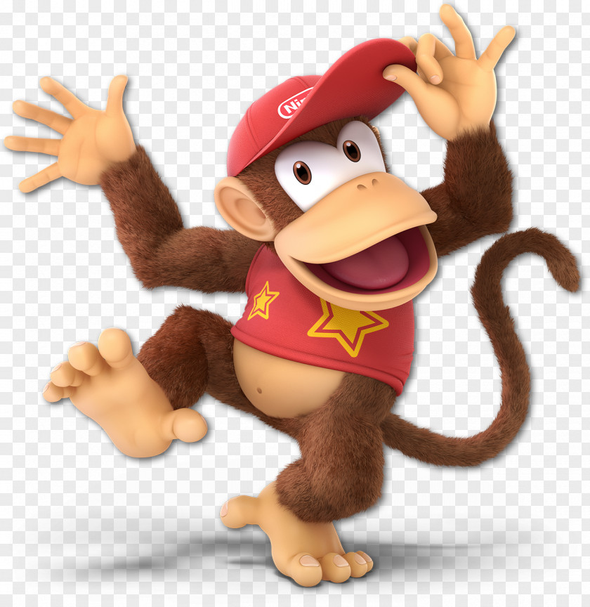 Diddy Kong Super Smash Bros. Ultimate Brawl Donkey Country For Nintendo 3DS And Wii U PNG