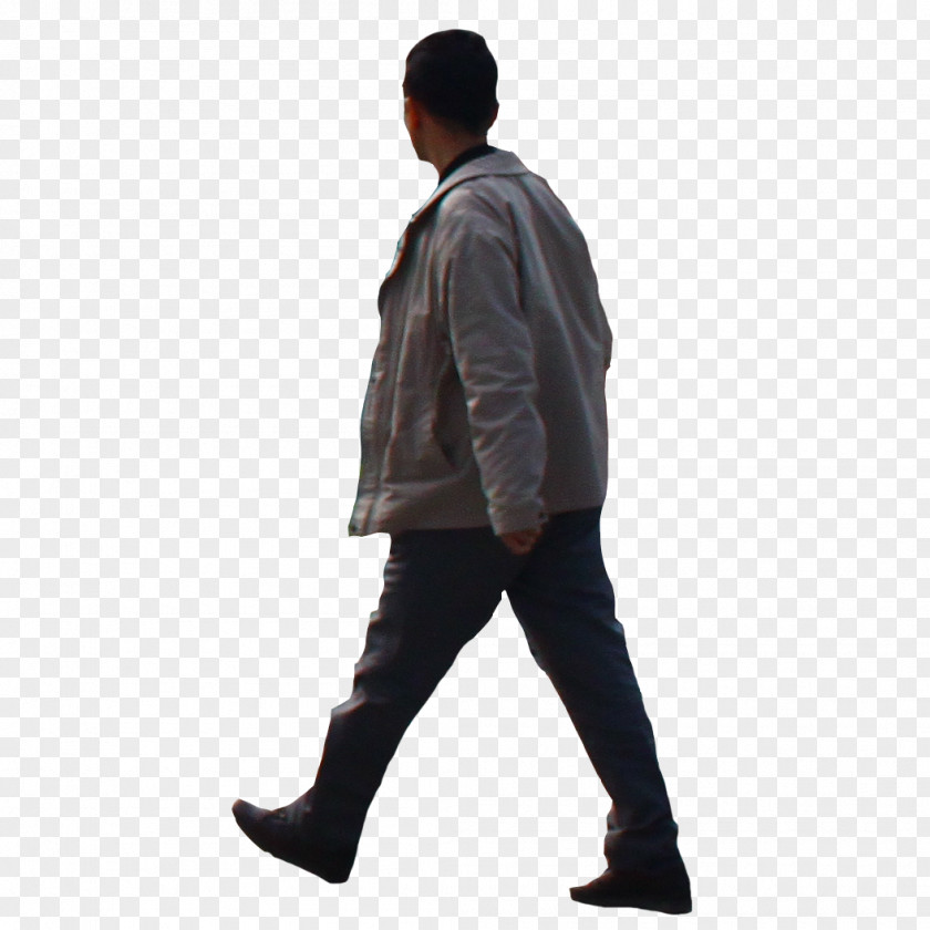 Human Siluet Jacket Man Outerwear Sleeve Pants PNG