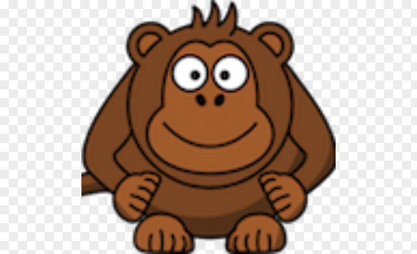 Monkey Ape Baby Monkeys Cartoon Clip Art PNG